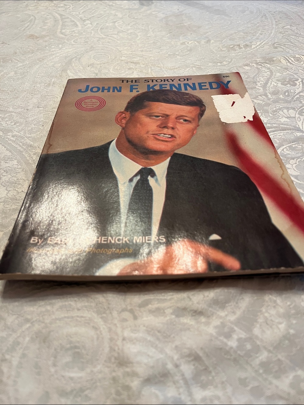The Story of John F. Kennedy Vintage Paperback - Red, Black, Cream 1964 Vintage
